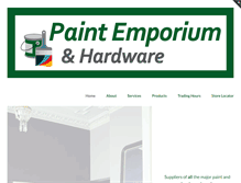 Tablet Screenshot of paintemporium.co.za
